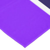 Nappe Moderne White Snowflake Navy Bright Purple Strips (Angle)
