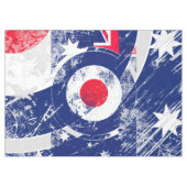 Nappe Modes cible moyen Australie cible Grunge Roundel (Devant (Horizontal))