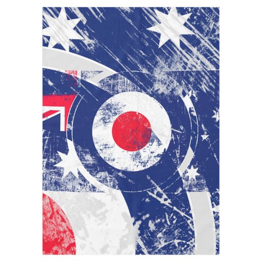 Nappe Modes cible moyen Australie cible Grunge Roundel (Devant)