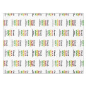 Nappe MOIS D'HISTOIRE NOIRE Personnalisé (Devant (Horizontal))