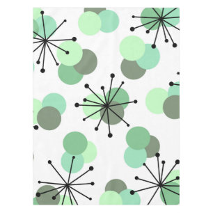 Nappe Molécules de l'âge atomique Mint Green