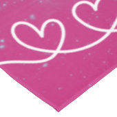 Nappe Mon cheval est mon monde Magenta (Angle)