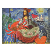 Nappe Mona Lisa Fun Zodiac Whimsical (Devant (Horizontal))
