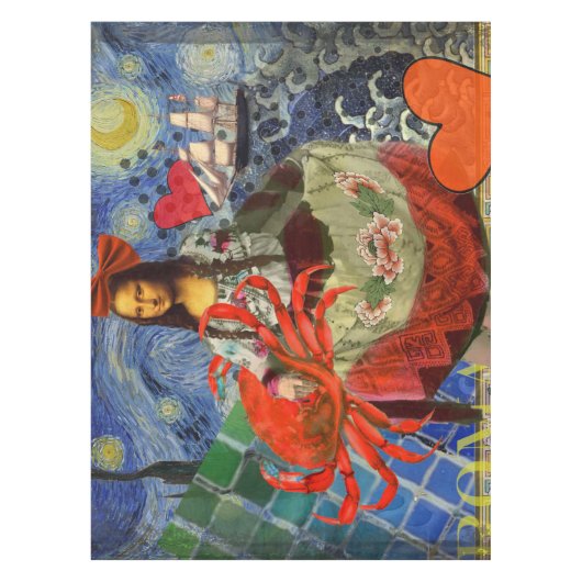 Nappe Mona Lisa Fun Zodiac Whimsical (Devant)