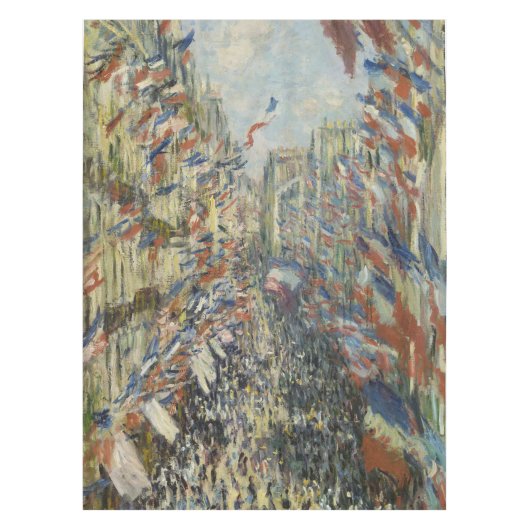 Nappe Monet 1878 La rue Montorgueil à Paris (Devant)