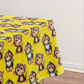 Nappe Monkey Pattern Design Yellow  (In Situ)