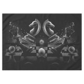 Nappe Monochrom d'échecs dramatique (Devant (Horizontal))