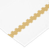 Nappe Monogram Gold Pointsettia Holiday Tablecloth (Angle)