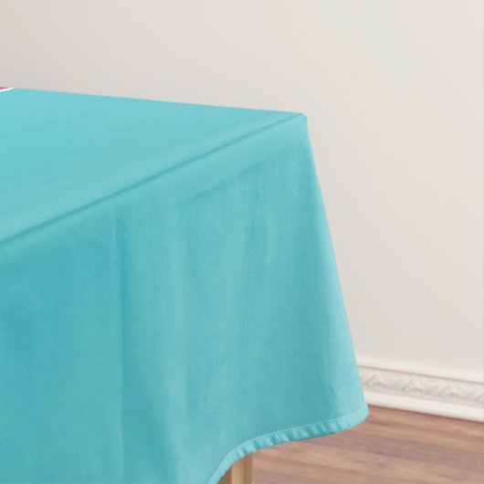 Nappe Monogramme 3D Turquoise (In Situ)