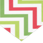 Nappe Monogramme Ajouter le nom Chevron Christmas Tablec (Angle)