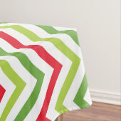 Nappe Monogramme Ajouter le nom Chevron Christmas Tablec (In Situ)