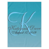 Nappe Monogramme bleu (Devant)