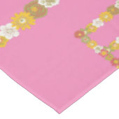 Nappe Monogramme Fleur de Daisy Amour Rose (Angle)