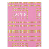 Nappe Monogramme Fleur de Daisy Amour Rose (Devant)