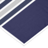 Nappe Monogramme Marine Bleu Crabe Blanc Nautique (Angle)