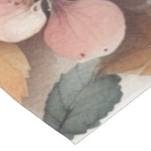 Nappe Monogramme Pommes de chute en couleurs pastel aqua (Angle)