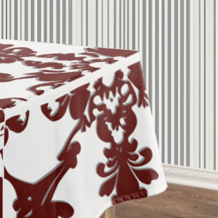 Nappe Monogramme vintage Damas