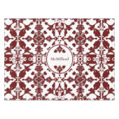 Nappe Monogramme vintage Damas (Devant (Horizontal))