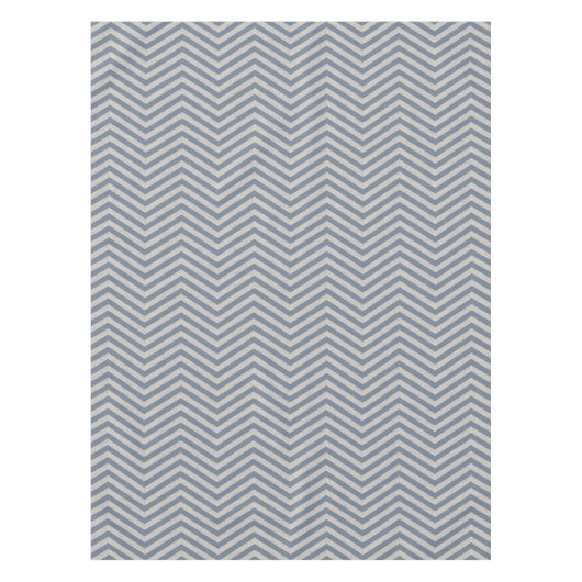 Nappe MonoZag Bleu Ardoise (Devant)