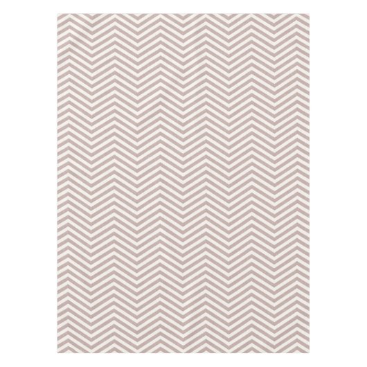 Nappe MonoZag Mauve Poussiéreux (Devant)