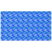 Nappe Monstera Brise Bleu Cobalt (Devant (Horizontal))