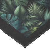 Nappe Monstera Tropical Botanique Jungle Vert (Angle)