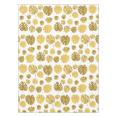 Nappe Monstère d'or moderne Feuille Tropical Motif (Devant)