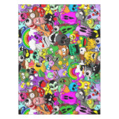 Nappe Monstres caractères mignons Motif d'Halloween (Devant)