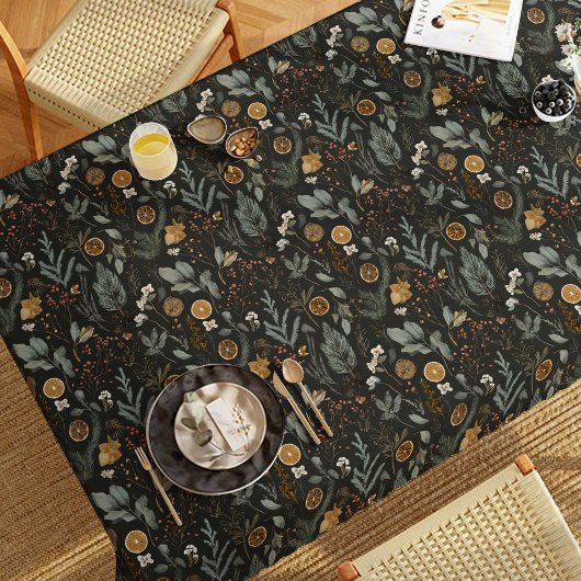 Nappe Moody Winter Botanical Christmas Holiday