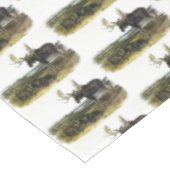 Nappe Moose Deer (Moose - Alces alces) par Audubon (Angle)