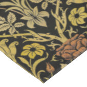 Nappe Morris Arrière - plan noir Rose et Motif de fleurs (Angle)