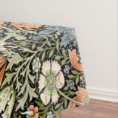 Nappe Morris BlackBackground 1896 Compton Floral Pattern (In Situ)