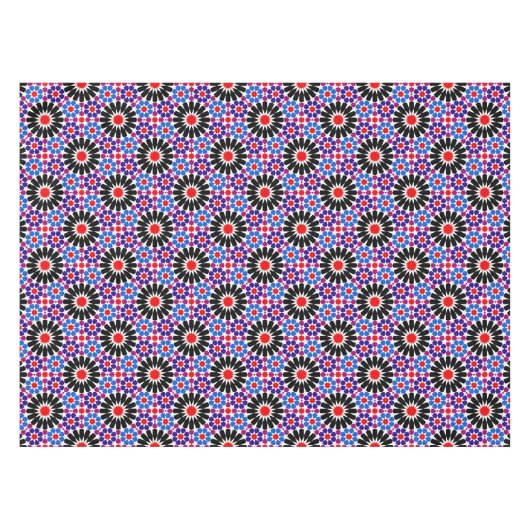 Nappe Mosaic Legacy: Andalusian Moroccan Zellige Art (Devant (Horizontal))