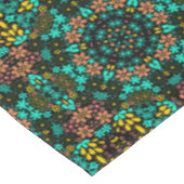 Nappe Mosaïque Abstraite kaléidoscopique fleurs florales (Angle)