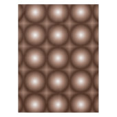 Nappe Mosaïque Brown foncée 3D géométrique Mousse blanch (Devant)