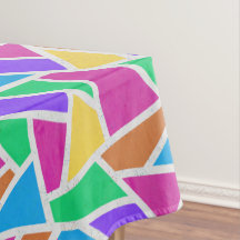 Mosaïque de couleurs vives arc-en-ciel