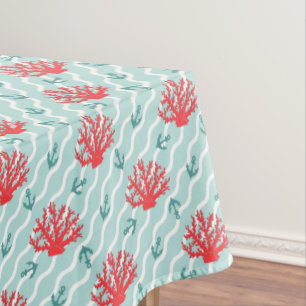 Nappe Motif 1 de corail rouge