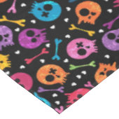 Nappe Motif 2 de crânes (Angle)