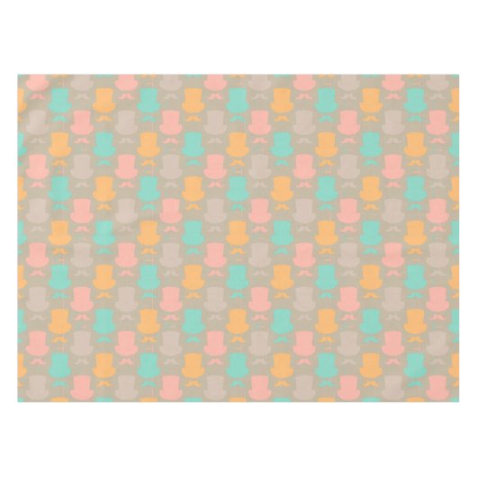 Nappe Motif 2 de moustache (Devant (Horizontal))