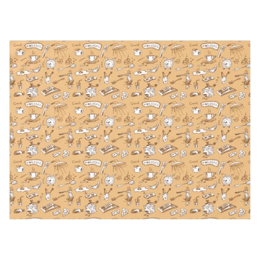 Nappe Motif 2 de petit déjeuner (Devant (Horizontal))