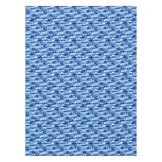 Nappe Motif 2 de requin bleu (Devant)