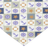 Nappe Motif 2 de thème de mer (Angle)