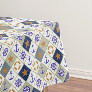 Nappe Motif 2 de thème de mer