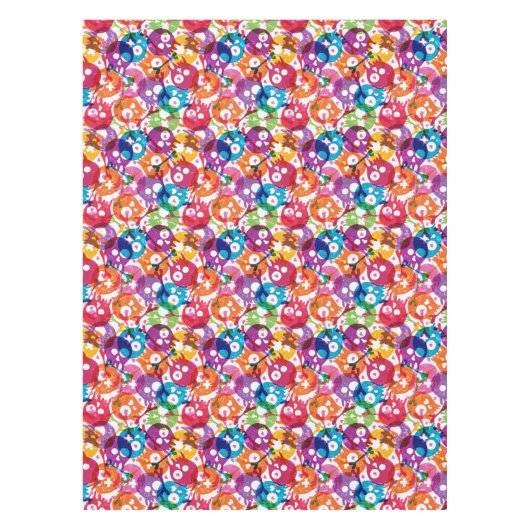 Nappe Motif 3 de crânes (Devant)