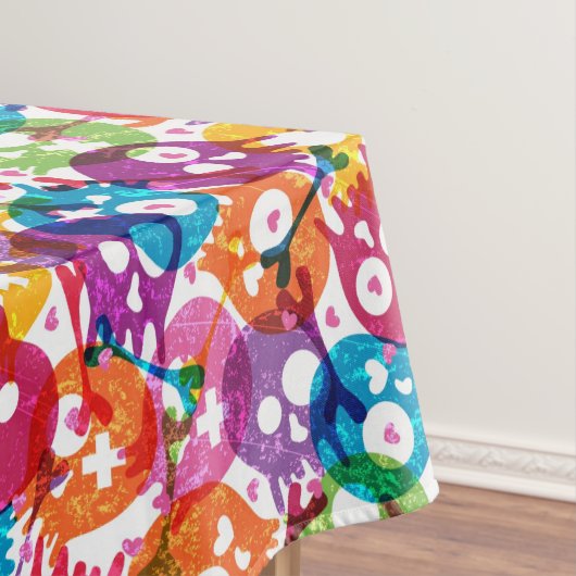 Nappe Motif 3 de crânes (In Situ)