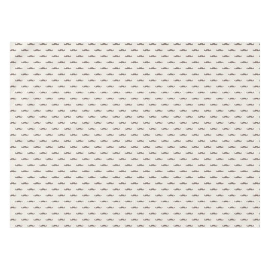 Nappe Motif 3 de hippie de moustache (Devant (Horizontal))