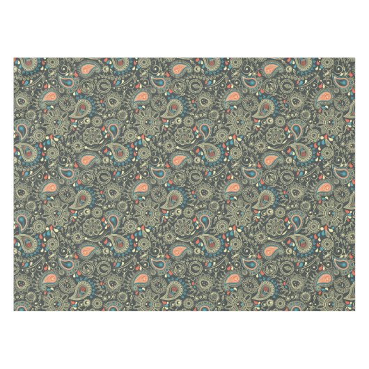 Nappe Motif 3 de Paisley (Devant (Horizontal))