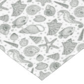 Nappe Motif 3 d'habitants d'océan (Angle)