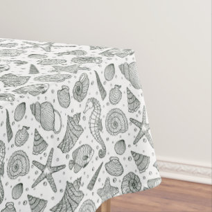 Nappe Motif 3 d'habitants d'océan