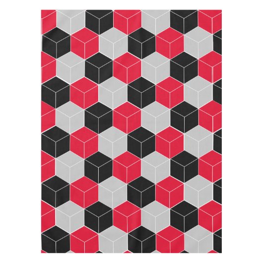 Nappe Motif 3d cube (Devant)